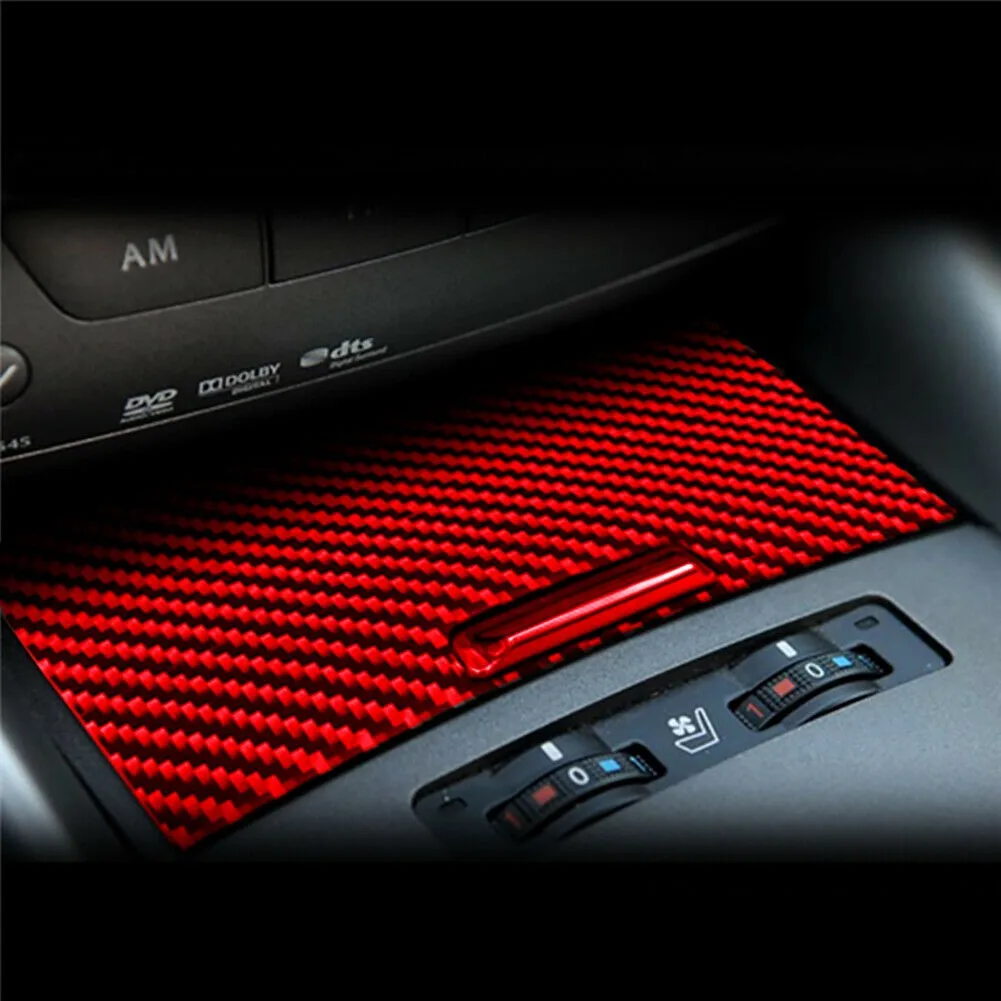 Красная отделка панели автомобиля из углеродного волокна для LEXUS IS250 IS350 2006 2012