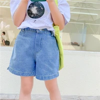 girls babys kids jean shorts pants 2021 cool spring summer toddler cotton beach trousers princess childrens clothing