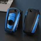 Для BMW 520 525 F30 F10 F18 118i 320i 1 3 5 7 серии X3 X4 M3 M4 M5 E34 E90 E60 E36 новые чехлы для автомобильных ключей с покрытием из АБС