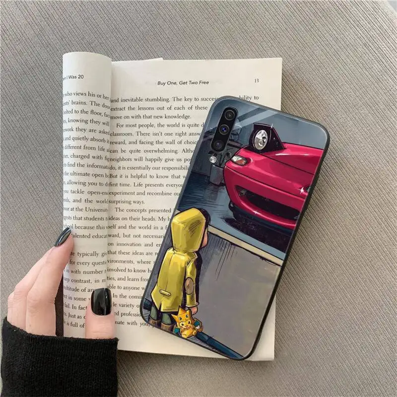 

boy see sports car Phone Cases For Samsung A41 A31 A50 A70 A11 A12 A10 A20 A42 A7 M31 A71 A20S A51 A40 A30S