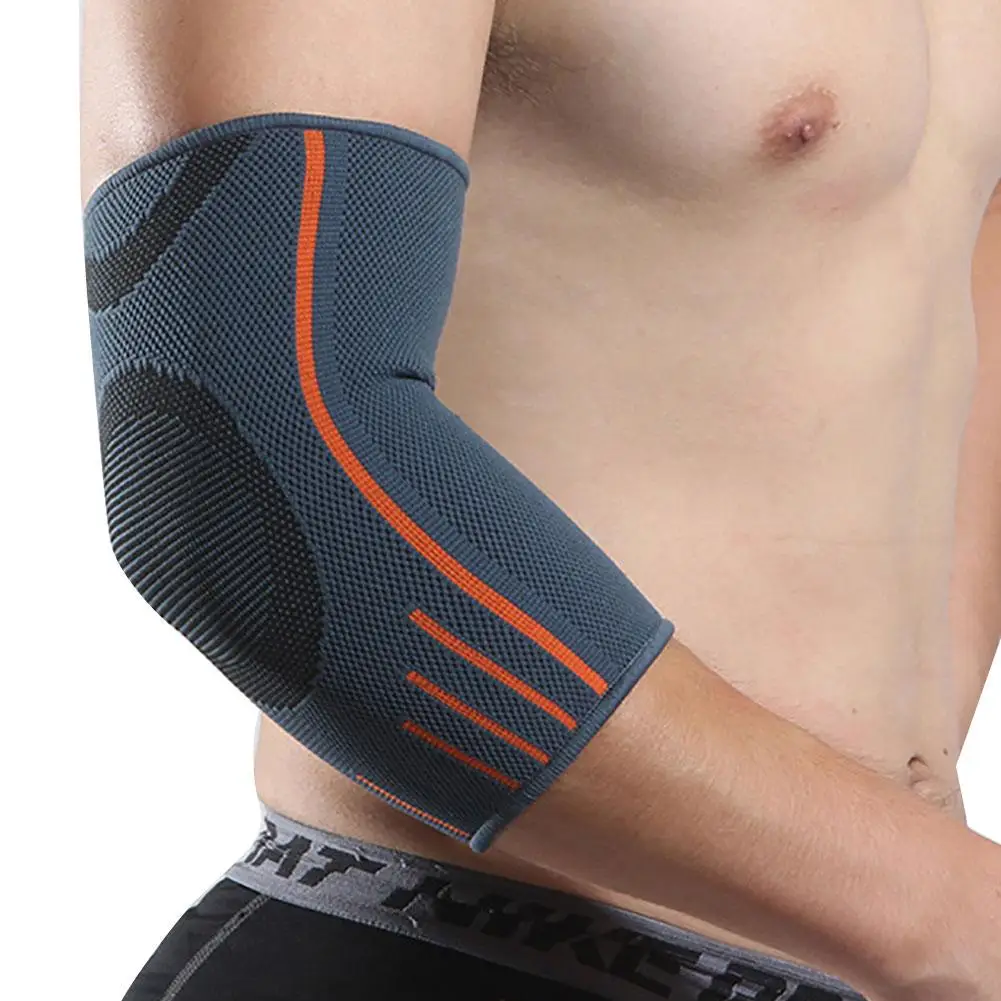 

1Pc Sport Basketball Elbow Brace Support Knitted Elastic Protective Arm Sleeve New Chic