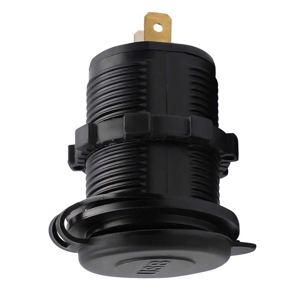 12 V-24 V розетка для автомобильного прикуривателя с двумя 1A/2.1A USB Порты и разъёмы