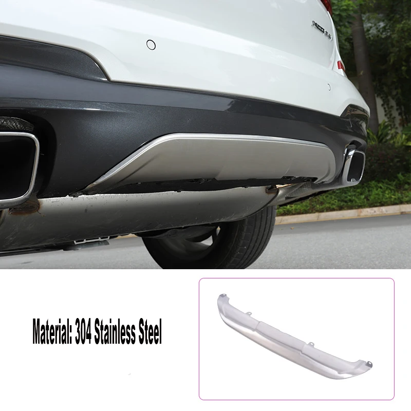 Задний Противоскользящий бампер из нержавеющей стали защита противоскользящая