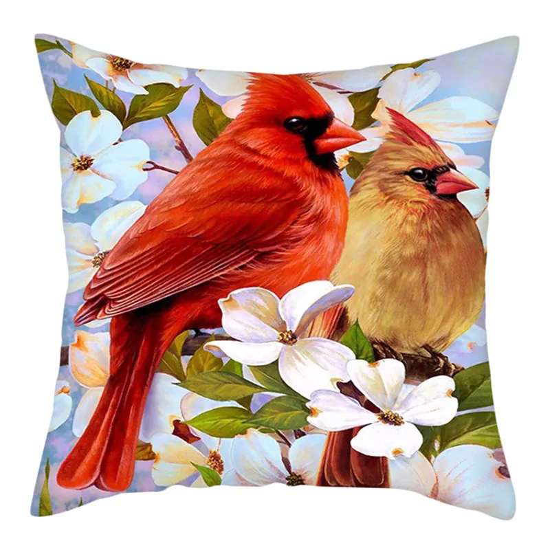 Fuwatacchi Woodpecker Сова птица фото чехол для подушки панда животное наволочка