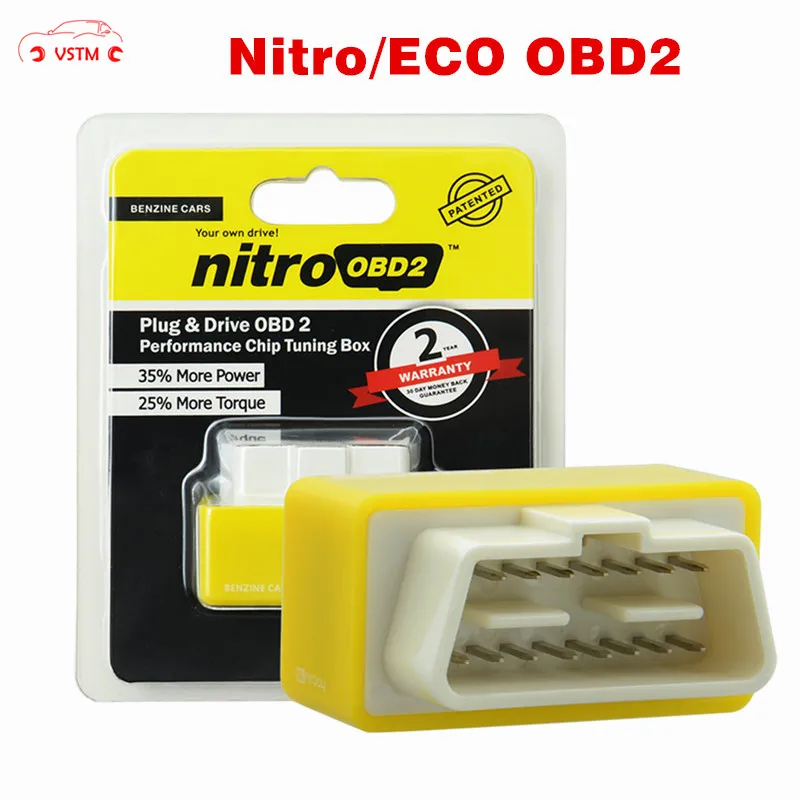 4 цвета Eco OBD2 & Nitro бензиновая вилка производительность привода для бензина чип