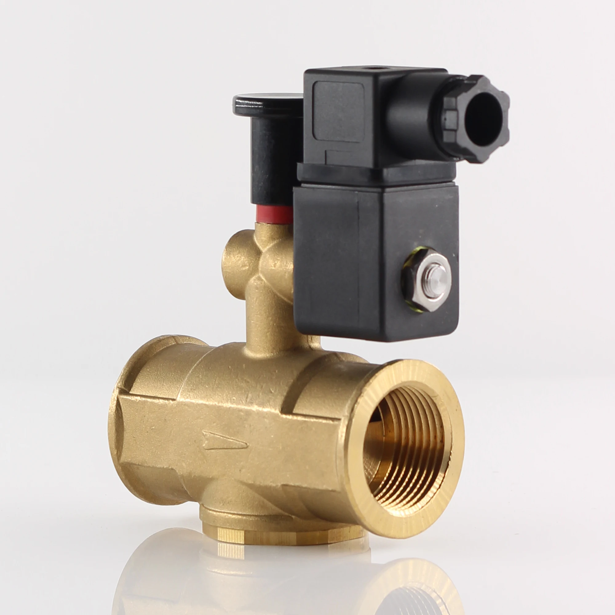 Нормально открытый электромагнитный клапан для аварийного отключения газа