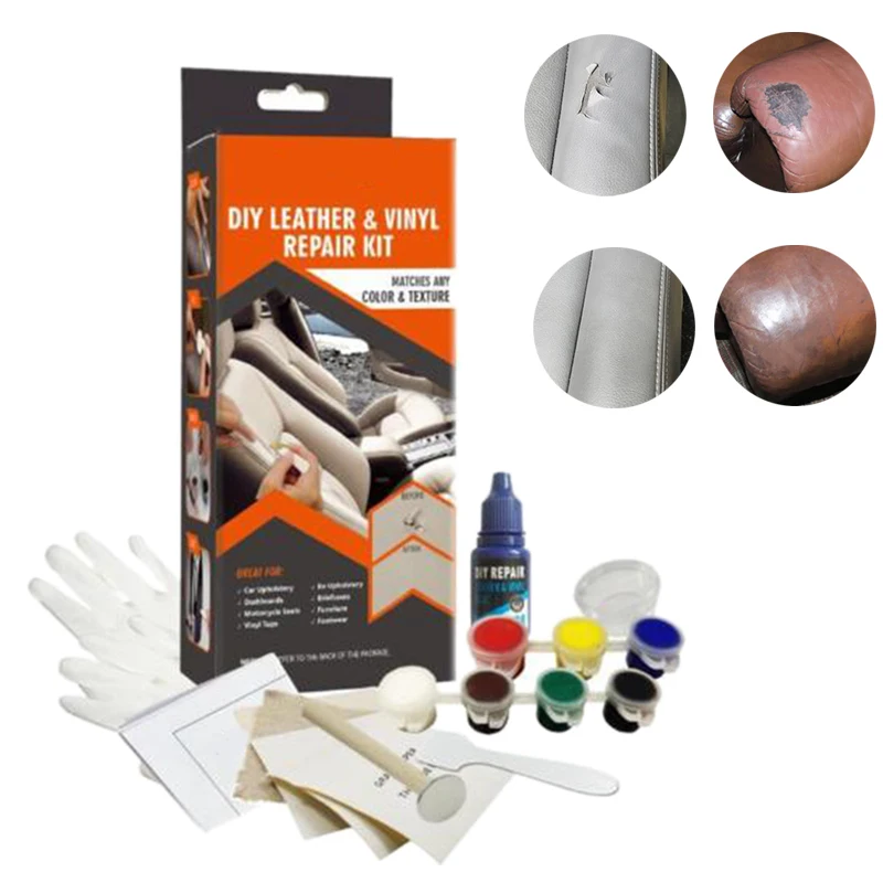 Набор для ремонта кожи наполнителя профессиональный винил сделай сам автокресла