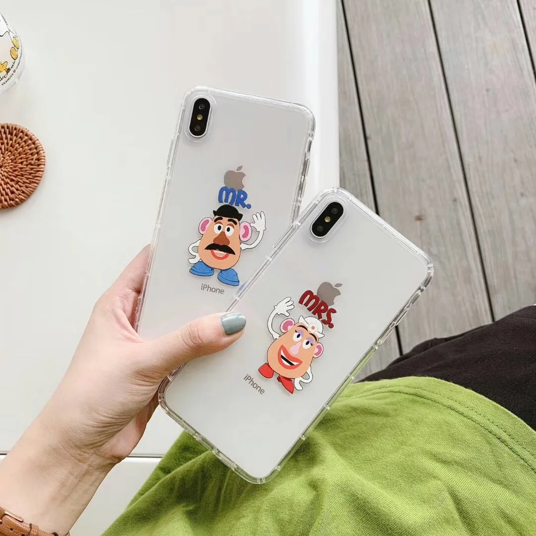 США аниме-игрушка история Mr. Potato головной телефон чехол для iPhone 11 Pro Max X XS Xr 7 8 6 6s Plus