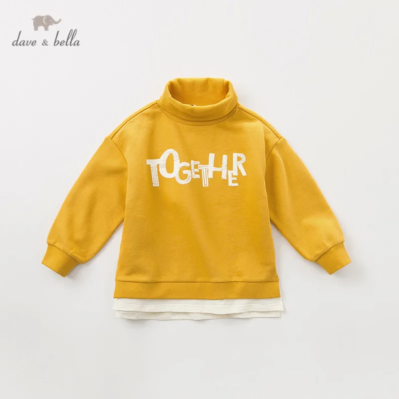 DBK11223 dave bella kids boy autumn infant toddler top tee t-shirt print children high quality tees clothes | Мать и ребенок