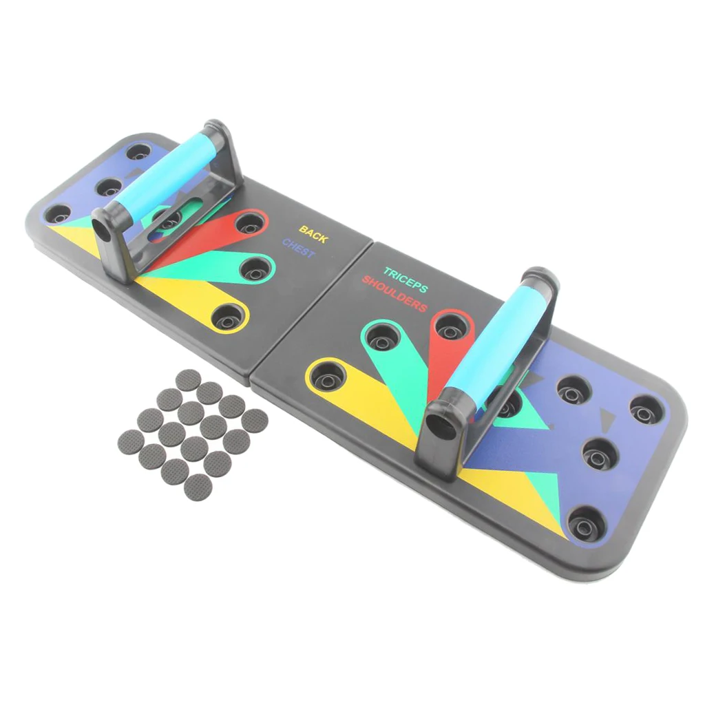 Складная доска пуш-ап 9 в 1 силовое оборудование для тренировок фитнеса | Спорт и