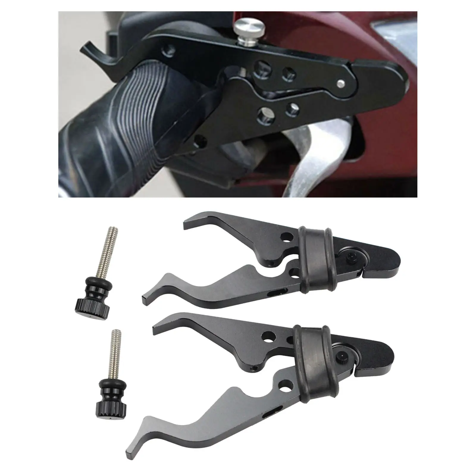 Cruise Throttle Clamp Universal Lock Assist Fit for Motorbikes Throttle Control System