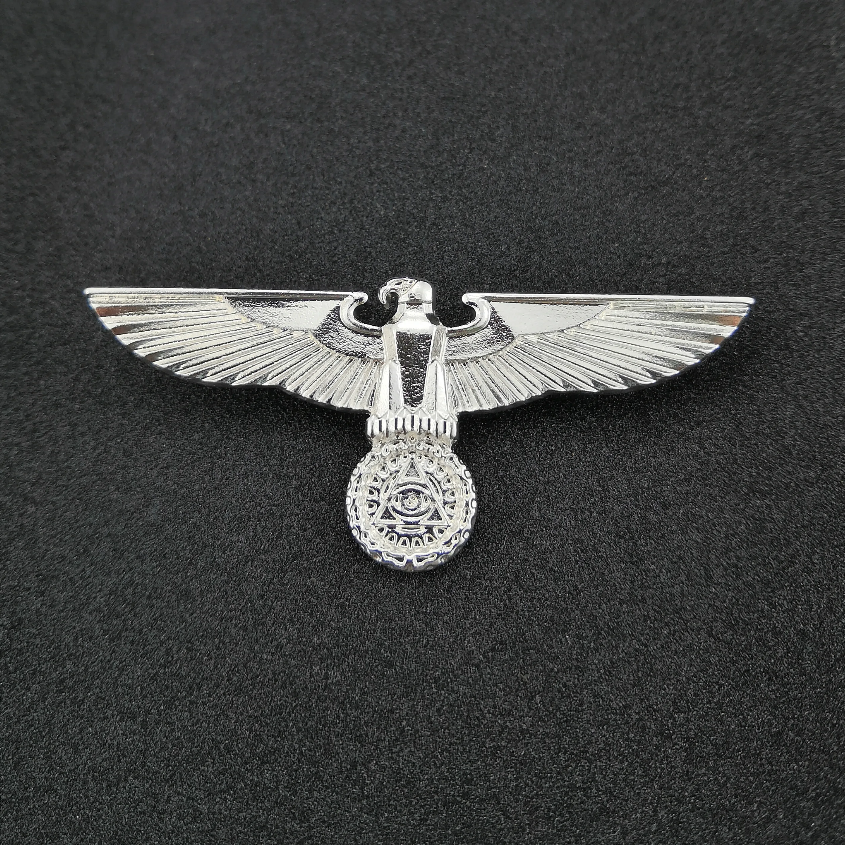 Немецкие y Mason значки с орлом немецкая масонская униформа серебристая