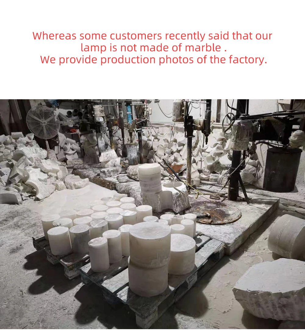 Декоративные настенные лампы Zerouno абажур из натурального мрамора чип 2835 3000K