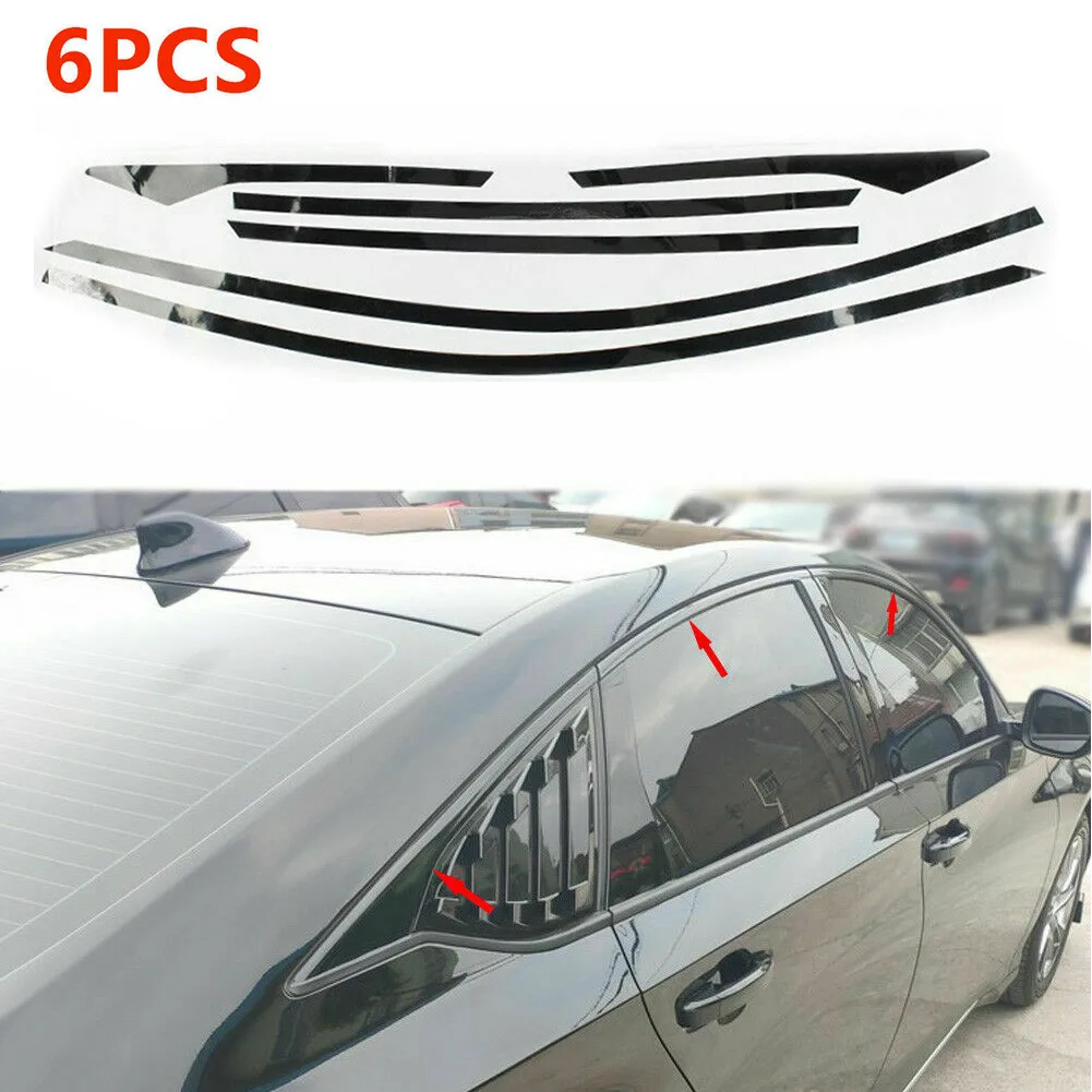 

6x Chrome Blackout Trims For Honda Accord 2018-2020 - Glossy Black Car Decoration Stickers