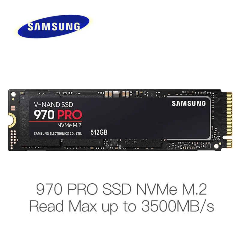 

SAMSUNG 970 PRO оригинальные SSD 512 ГБ 1 ТБ жесткий диск твердотельный накопитель на жестком диске M.2 NVMe PCIe MLC 2280 для портативных компьютеров