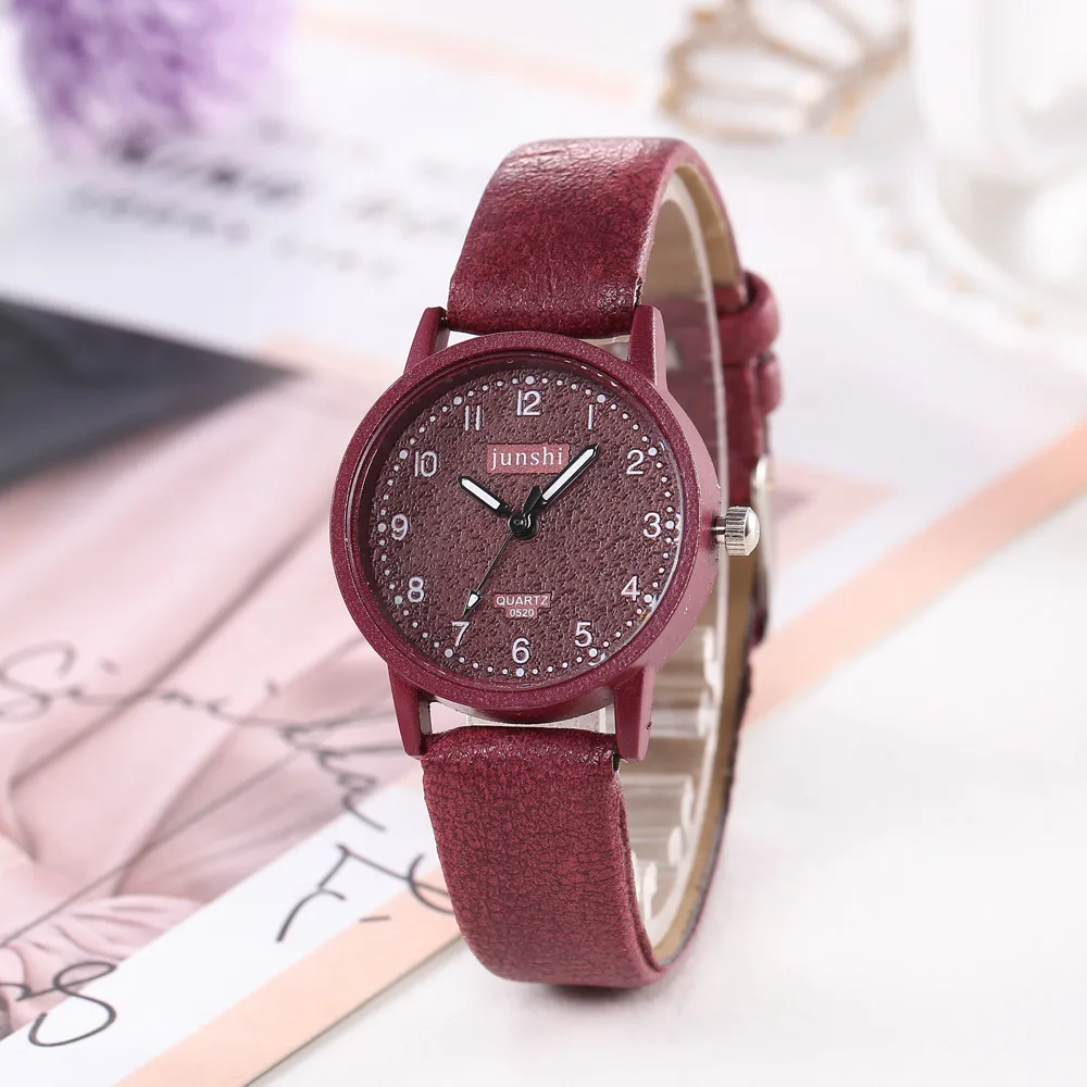 

Simple Numerals Quartz Watches for Women 2021 Latest Leather Belt Wristwatch Ladies Watch Montre Femme Reloj Mujer Drop Shipping