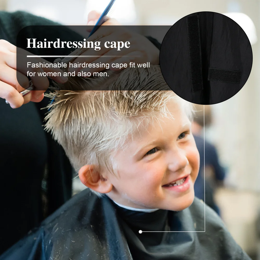 

Adults Hair Cutting Cape Barber Hair Styling Cloak Smock Gown with Sleeves