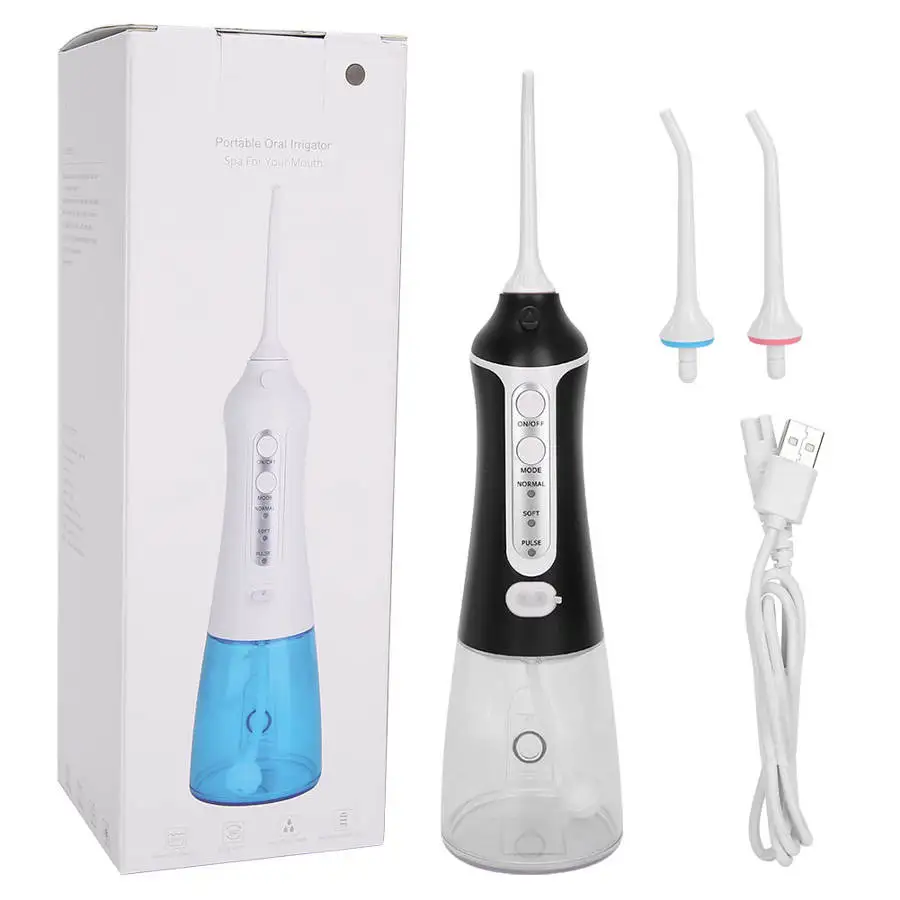 

Electric Oral Irrigator Water Flosser Portable USB Charge 300ml Irrigator Dental Teeth Cleaner