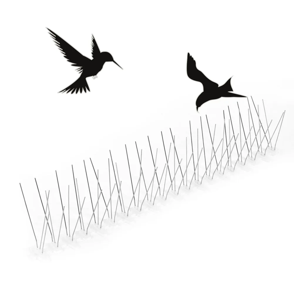

50CM Stainless Steel Anti-climbing Bird Repellent Set Garden Protector Repellent Discs Set For Fence Walls Best Bird Deterrent