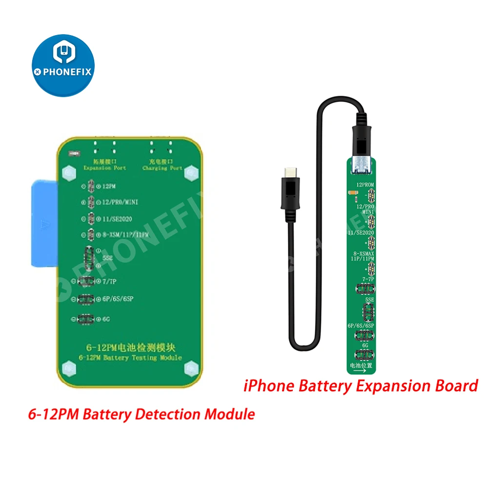 JC Pro1000S Battery Test Module JCID Expansion Board for iphone 6-12promax ipad cycle times health Capacity Read Writing | Инструменты