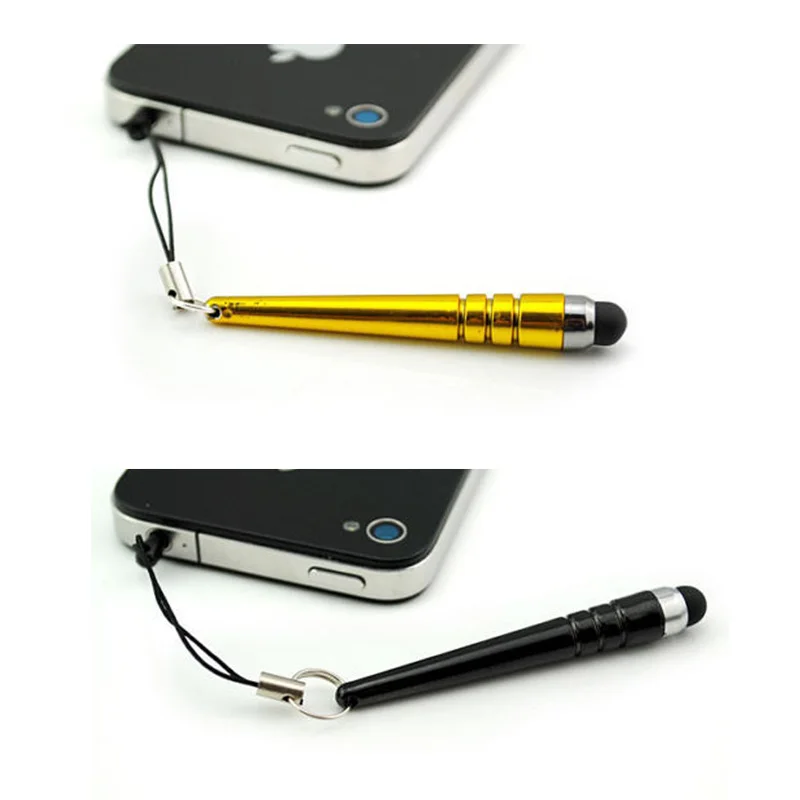 10pcs universal mini capacitive screen stylus touch pen for ipad sumsang all ios android smart touch screen phone tablets pen free global shipping