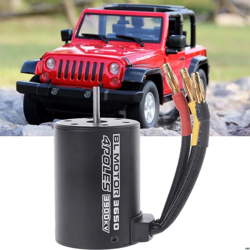 3650 3900KV водонепроницаемый бесщеточный электродвигатель без датчика для 1/8 1/10 RC