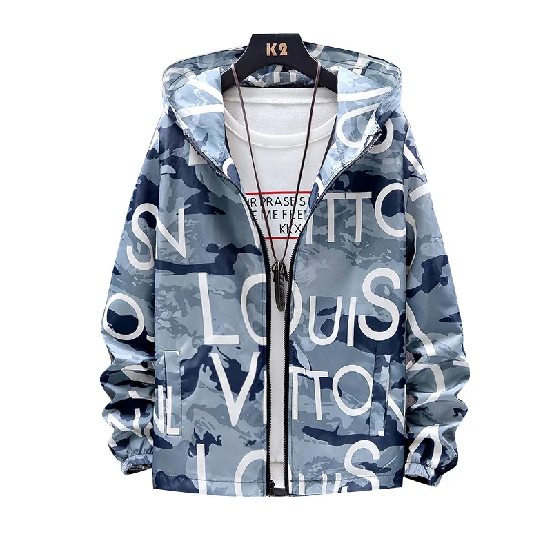 

2022 Is New! Man Casual Slim Jacket, Warm Clothes With Hood Waterproof In Spring And Autumn, Large M-4XL 5XL Mens Clothing
