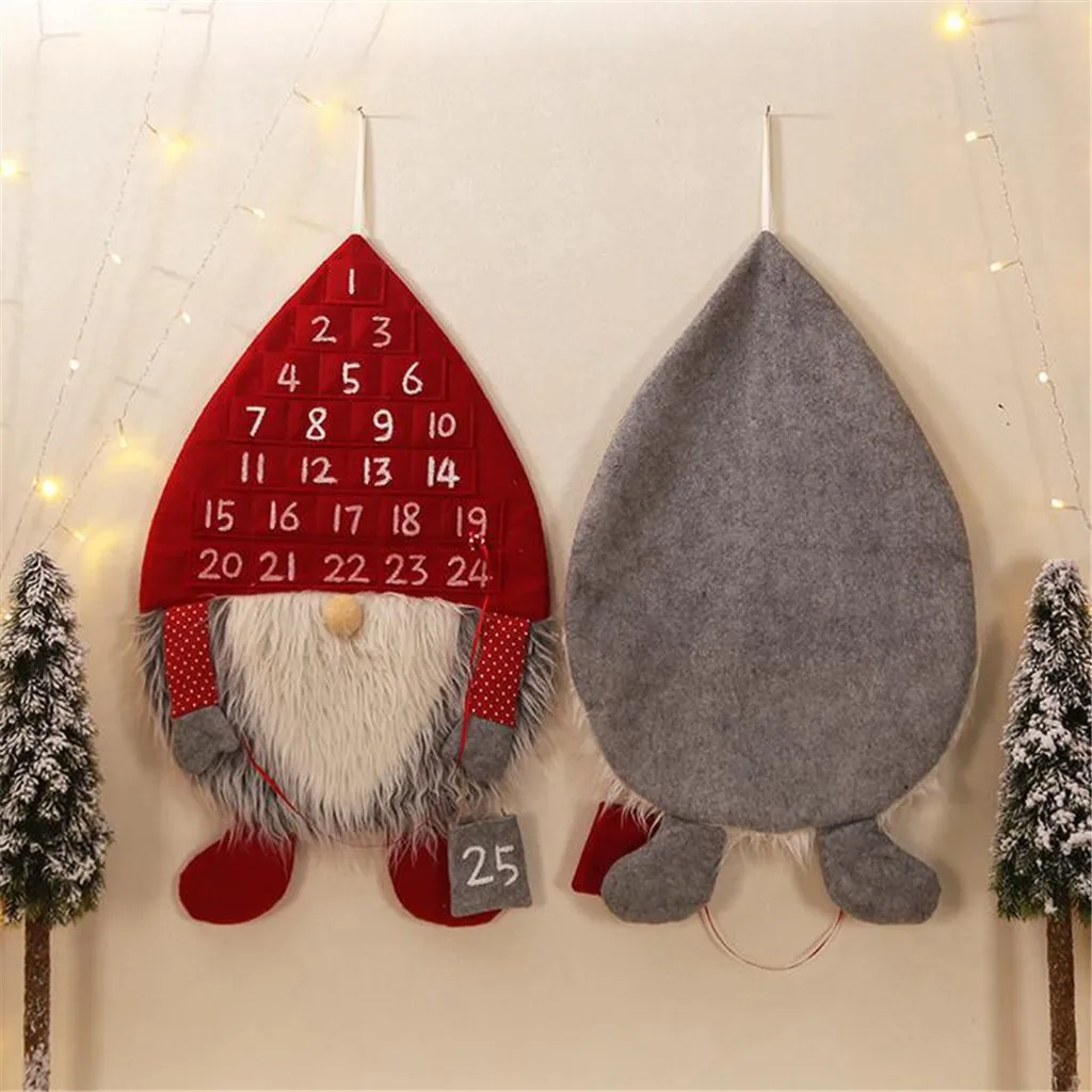 Креативное украшение для дома, Рождественское украшение для дома, Рождественский календарь, Рождественский календарь, настенная подвеска, календарь