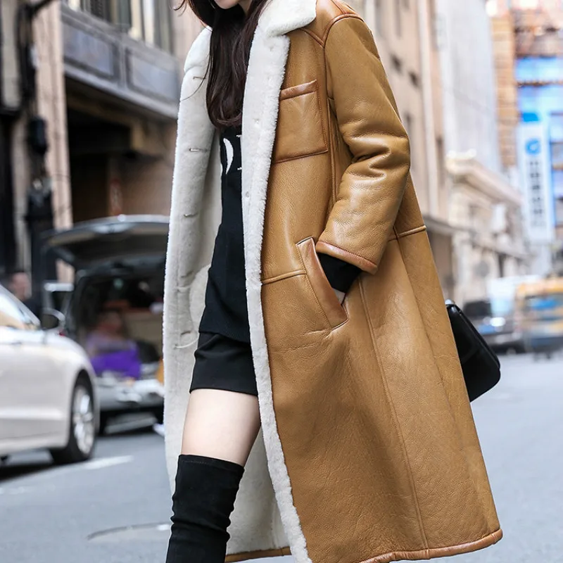 Осенне-зимнее пальто женская одежда 2019 природный натуральный мех Женская куртка