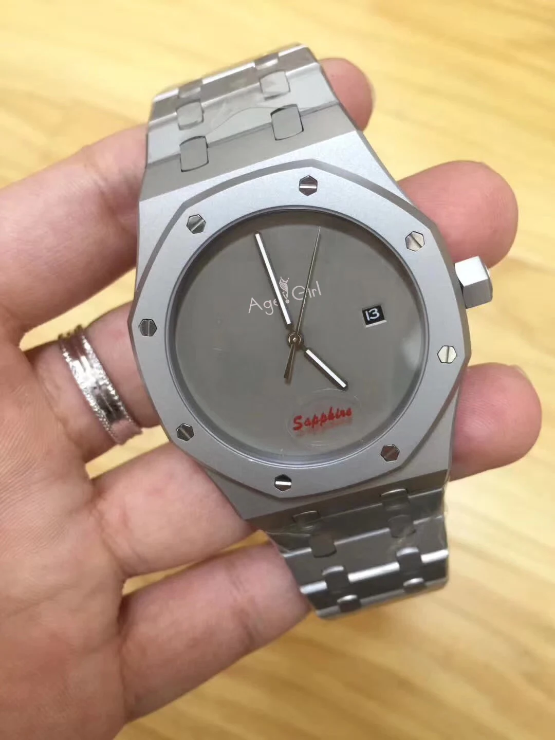 

Top Luxury New Men Watch Titanium Automatic Mechanical Back Glass AAA+ Sapphire Waterproof Luminous Watches Limited