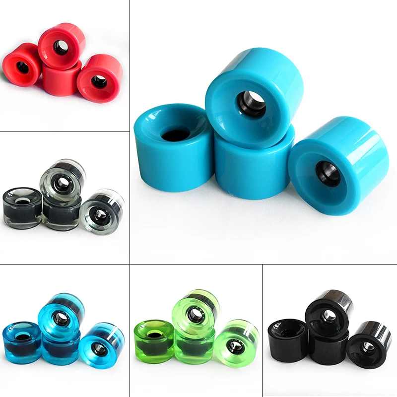 

4pcs 82A Longboard Wheels Durable PU Skate Roller Replacement Skateboard Part Wheels Longboard Scooter Accessories 70X51mm