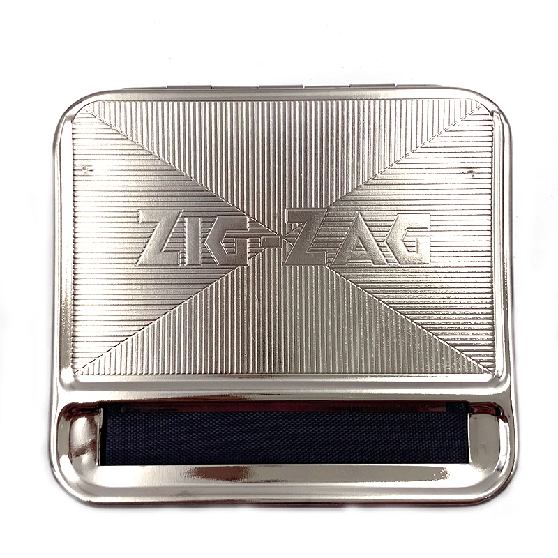 Металлическая машинка для скручивания сигарет 70 мм простой ручной табачный