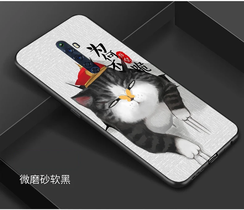 Для OPPO Reno2 Z чехол милый мультяшный Мягкий силиконовый чехол для OPPO Reno 2Z 2 Z чехол для телефона s черный бампер Капа для OPPO Reno2Z - Цвет: 4