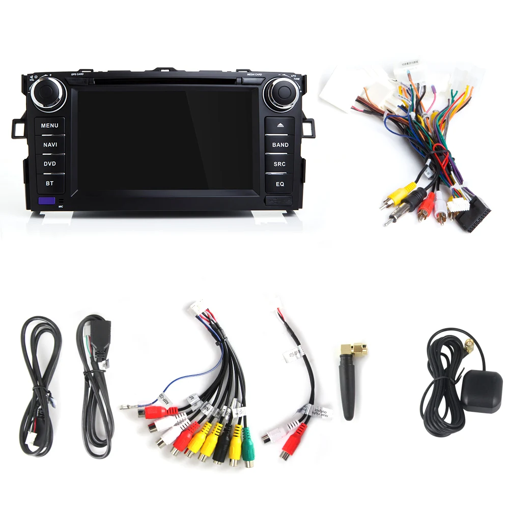 Новинка! DSP 2 DIN Android 11 4G + 64G Автомобильный DVD-радио плеер для Toyota Auris 2008-2012 радио