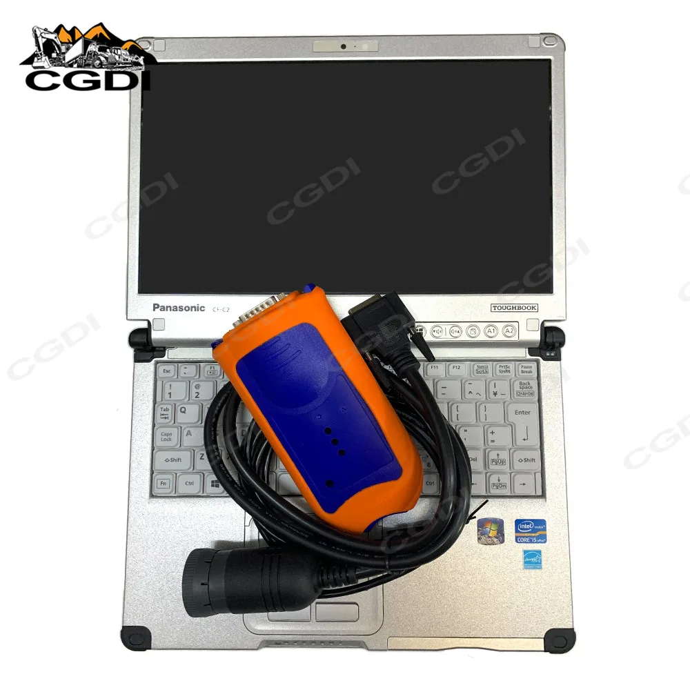 

Toughbook CF 52 для JD Edl V2 с сельскохозяйственным строительным оборудованием, диагностический комплект, электронный инструмент передачи данных
