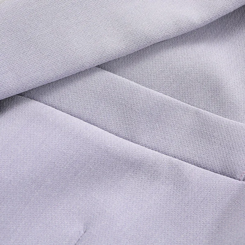 

LANMREM Women's Purple Blazer Autumn Temperament Loose Fit Fashion Tide Summer 2021 New Arrival 2K1221