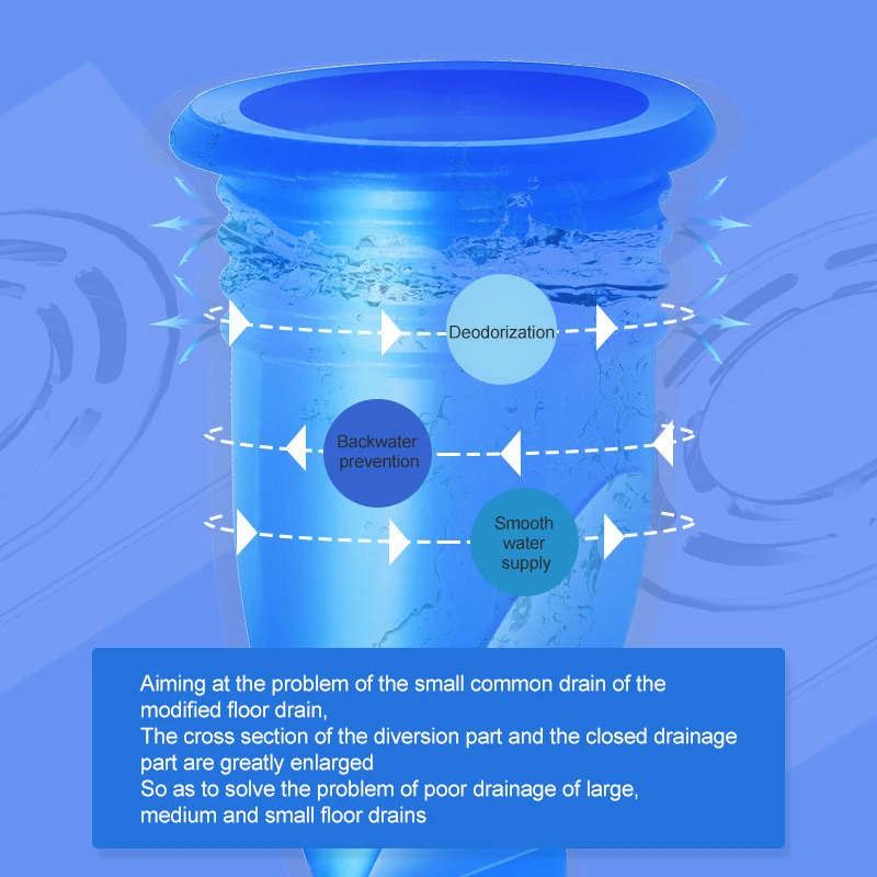 Силиконовый Слив для ванной комнаты с защитой от запаха и герметичностью слив