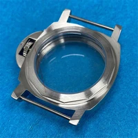 44mm stainless steel watch case shell for eta 64976498 st36 mechanical watch movement