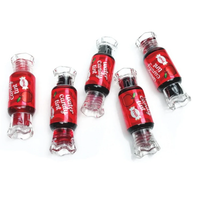 Жидкая матовая помада с красными фруктами конфетная татуировка прозрачный милый