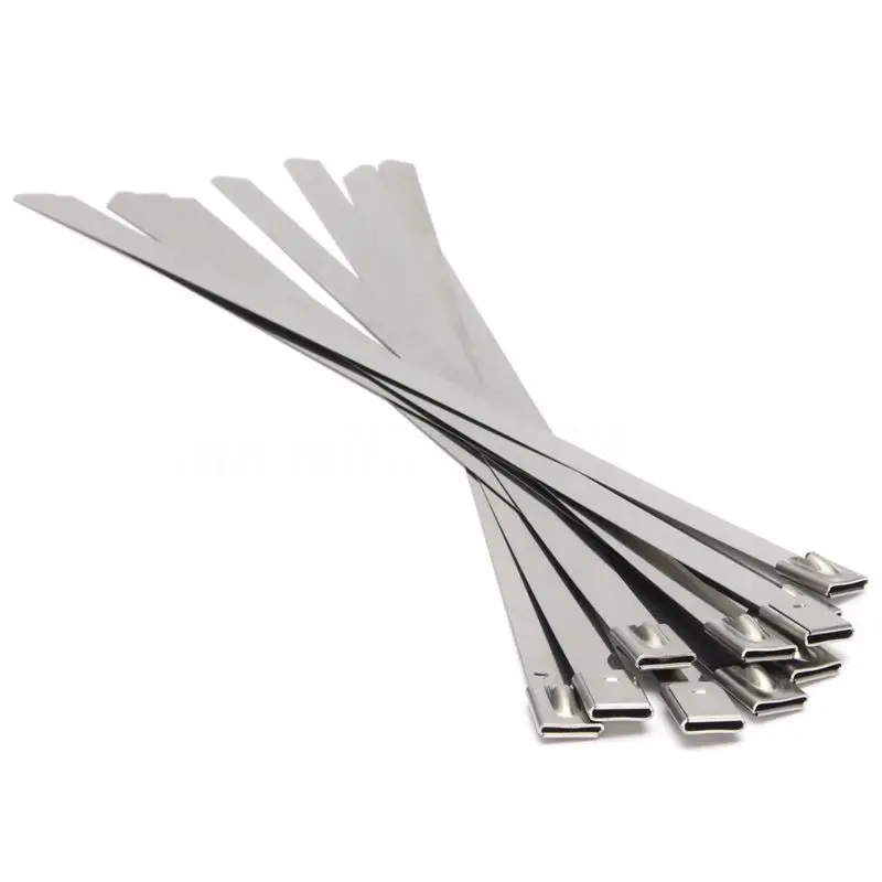 10X нержавеющая сталь морской ранг Металлические Кабельные стяжки