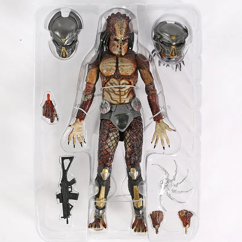 Lab Escape no box NECA Хищник Ultimate Lab Escape беглый Хищник Dexlue фигурка модель игрушка с светильник - Цвет: Lab Escape no box