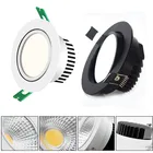 Супер яркий светодиодный светильник 220 в 110 В, точечный светодиодный светильник с регулируемой яркостью 5 Вт 7 Вт 9 Вт 12 Вт 15 Вт 18 Вт 24 Вт, Встраиваемый светодиодный потолочный светильник