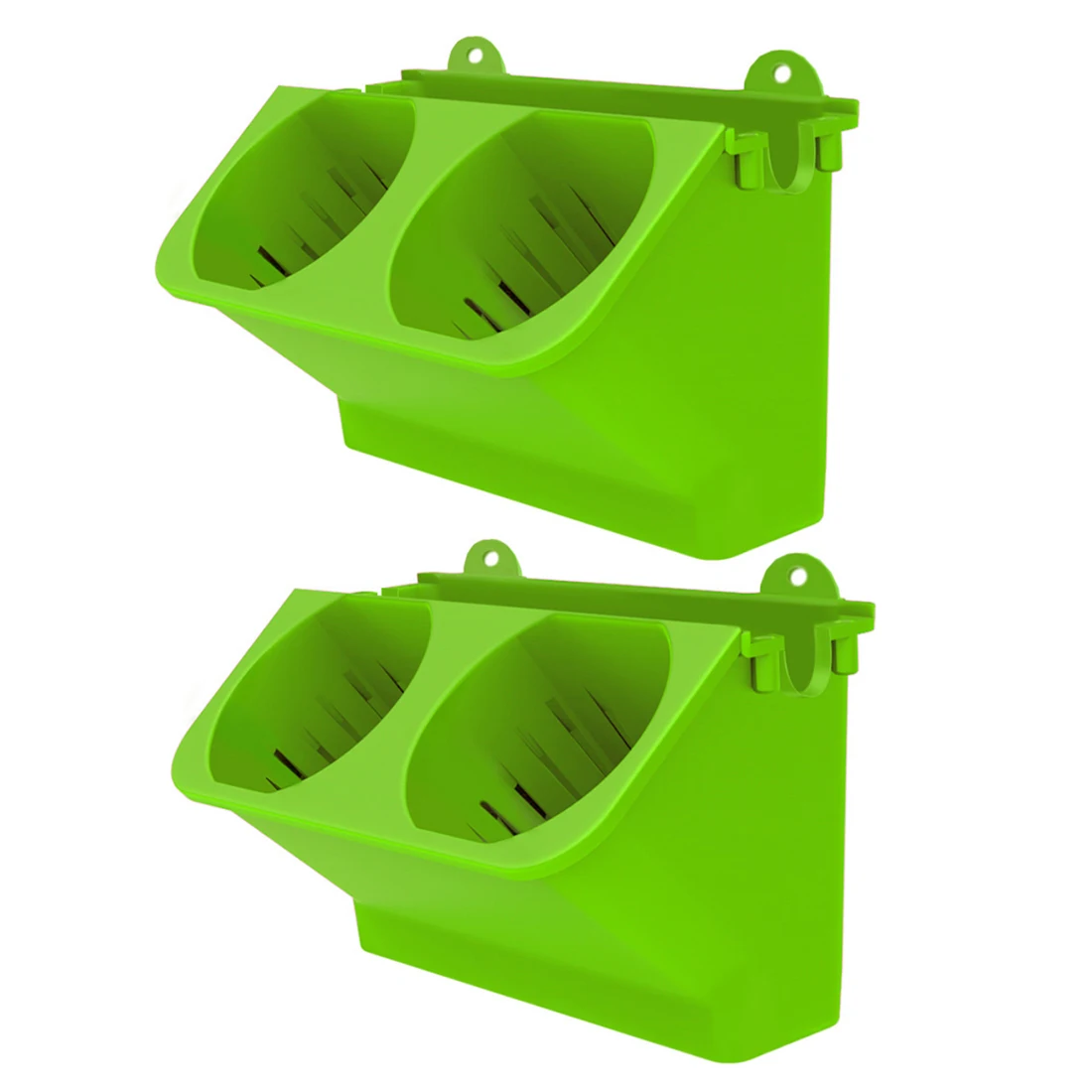 2 шт. Вертикальный зеленый Умывальник трехмерная комбинация настенный