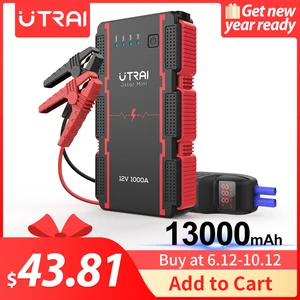 utrai jump starter 1000a 13000mah jstar mini battery booster portable power bank car emergency starting device battery charger free global shipping