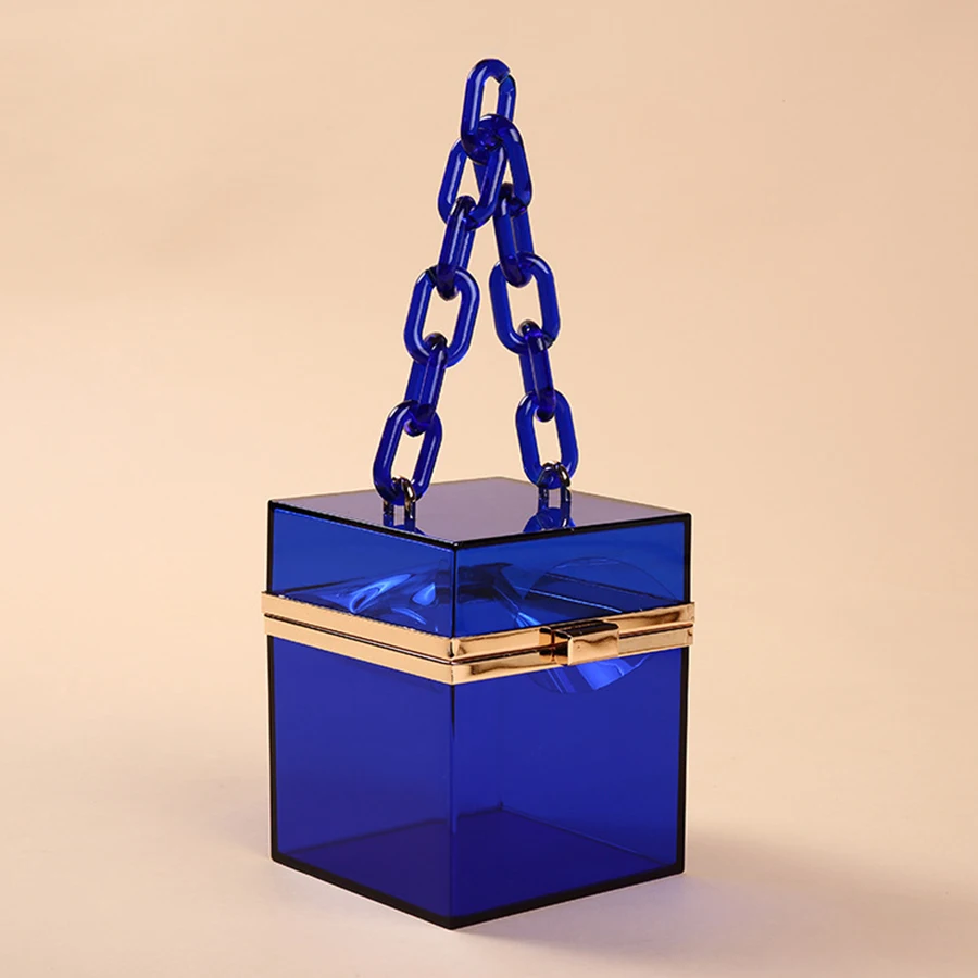 Прозрачные Акриловые клатчи для женщин сумка на плечо 2020 прозрачная акриловая