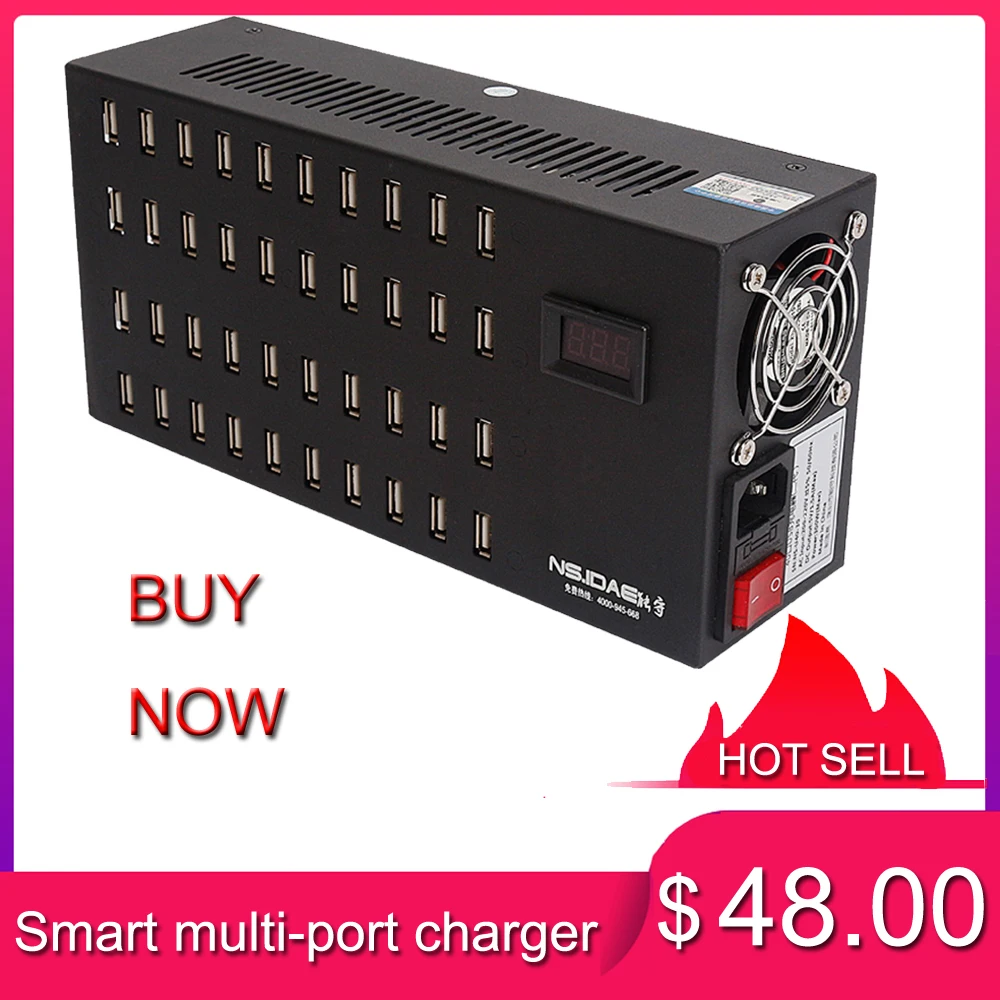 

40 ports fast charging USB multi-port charger station for Xiaomi iphone Samsung Tablet other electronic products etc