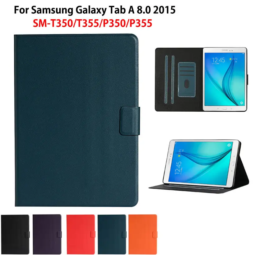 T355Y, чехол для Samsung Galaxy Tab A 8,0, Φ T355, SM-T350 P355, чехол для планшета, защитная подставка, Обложка