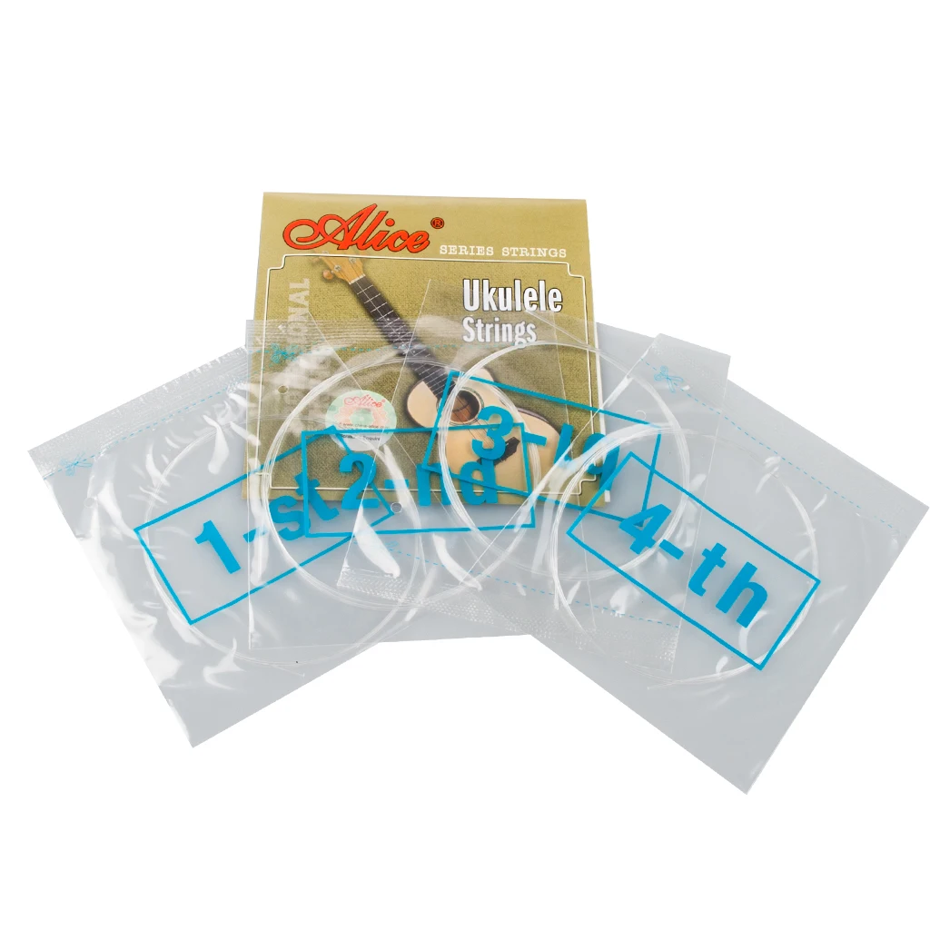 Alice AU04 Soprano Nylon Ukulele Strings Replacement Part Instrument Accessories For 21&quot23&quotUkulele | Спорт и развлечения