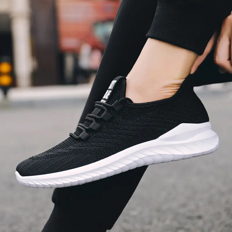 Кроссовки мужские легкие Вулканизированная подошва Повседневная сетчатая обувь