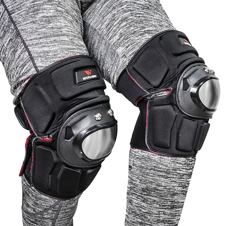 BC345 knee pads WOSAWE наколенники для взрослых, защитные наколенники, подтяжки, поддержка, защита, Спортивная безопасность, скейтборд, лыжи, Мотокросс, мотоцикл, наколенники - Цвет: BC345 knee pads